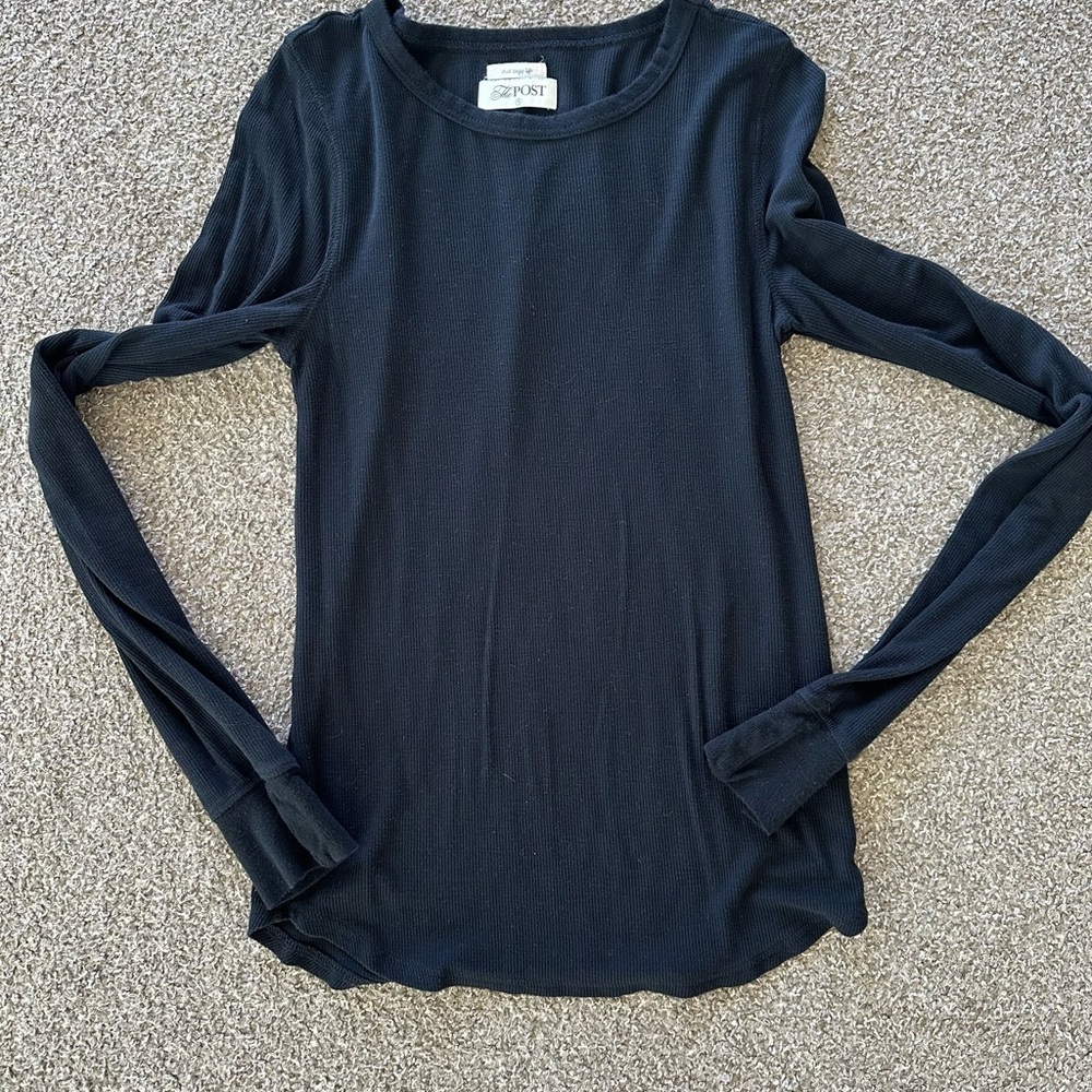 The Post Black Long Sleeve Tee